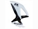 2008-2010 Suzuki GSXR 600 / GSXR 750 Motorcycle Fairing - White Black Canada
