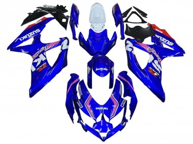 Cheap 2008-2010 Suzuki GSXR 600 / GSXR 750 Motorcycle Fairings - White Blue Pink Ecstar Motul Canada