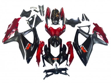 Cheap 2008-2010 Suzuki GSXR 600 / GSXR 750 Motorcycle Fairing - Red Glossy Black Canada