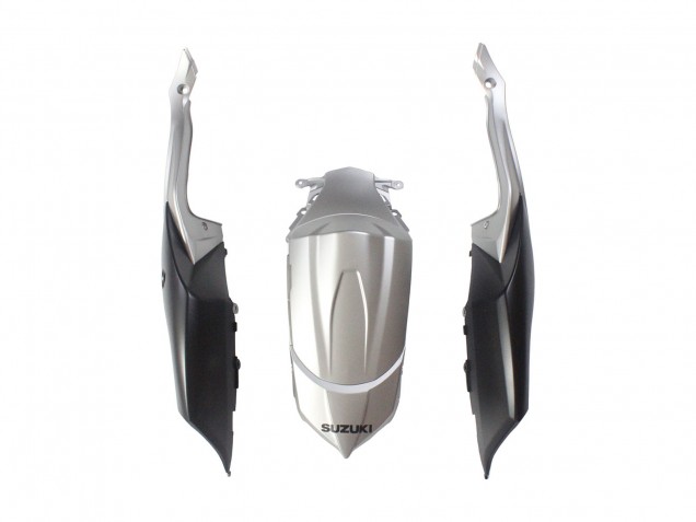 2008-2010 Suzuki GSXR 600 / GSXR 750 Motorcycle Fairings - Silver Matte Black Canada