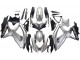 2008-2010 Suzuki GSXR 600 / GSXR 750 Motorcycle Fairings - Silver Matte Black Canada