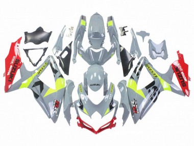 Cheap 2008-2010 Suzuki GSXR 600 / GSXR 750 Motorcycle Fairings - Grey Yellow Red Canada