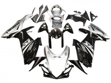 Cheap 2011-2024 Suzuki GSXR 600 / GSXR 750 Motorcycle Fairing - Glossy Black Silver Canada