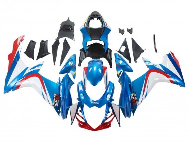 Cheap 2011-2024 Suzuki GSXR 600 / GSXR 750 Motorcycle Fairings - Blue White Red Canada