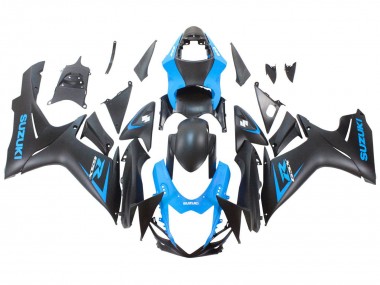 Cheap 2011-2024 Suzuki GSXR 600 / GSXR 750 Motorcycle Fairing - Blue Matte Black Canada