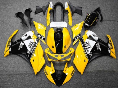 Cheap 2015-2018 Yamaha YZF R3/R25 Motorcycle Fairings - Yellow White Black Canada