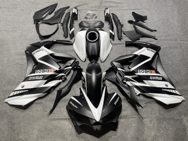 Cheap 2015-2018 Yamaha YZF R3/R25 Motorcycle Fairings - White Black Yamalube ENEOS Canada
