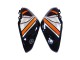 2015-2018 Yamaha YZF R3/R25 Motorcycle Fairings - Blue Orange Silver Yamalube Canada
