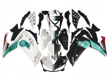 Cheap 2015-2018 Yamaha YZF R3/R25 Motorcycle Fairings - White Green Glossy Black Canada