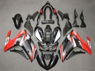 Cheap 2015-2018 Yamaha YZF R3/R25 Motorcycle Fairings - White Red Matte Black 46 Canada