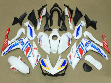 Cheap 2015-2018 Yamaha YZF R3/R25 Motorcycle Fairings - White Blue Red Yamalube Canada