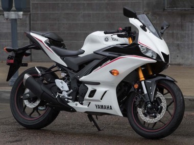 Cheap 2015-2018 Yamaha YZF R3/R25 Motorcycle Fairings - White Red Canada