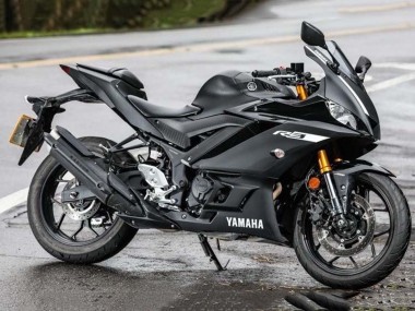 Cheap 2019-2021 Yamaha YZF R3/R25 Motorcycle Fairings - Matte Black Silver Canada
