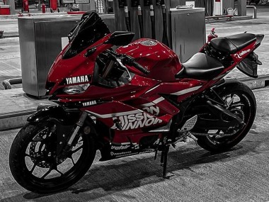 Cheap 2019-2021 Yamaha YZF R3/R25 Motorcycle Fairings - Dark Red White Silver Black Valsir Canada