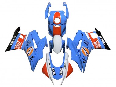 Cheap 2019-2021 Yamaha YZF R3/R25 Motorcycle Fairings - Blue White Orange Black Gulf Canada