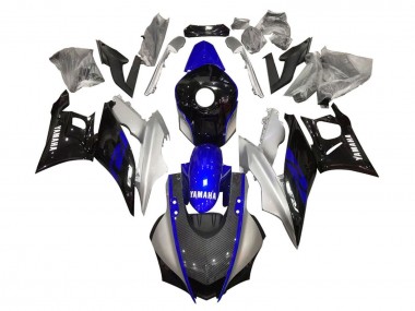 Cheap 2019-2021 Yamaha YZF R3/R25 Motorcycle Fairings - Silver Blue Black Carbon Fiber Style Canada