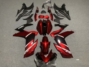 Cheap 2019-2021 Yamaha YZF R3/R25 Motorcycle Fairings - Red White Glossy Black Canada