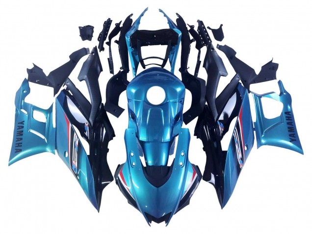 2022-2024 Yamaha YZF R3/R25 Motorcycle Fairing - Blue White Red Black Canada
