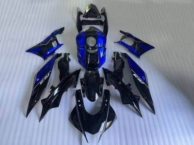 Cheap 2022-2024 Yamaha YZF R3/R25 Motorcycle Fairings - Blue Glossy Black Canada
