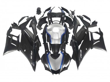 Cheap 2022-2024 Yamaha YZF R3/R25 Motorcycle Fairings - Black Carbon Fiber Style Silver Blue Canada