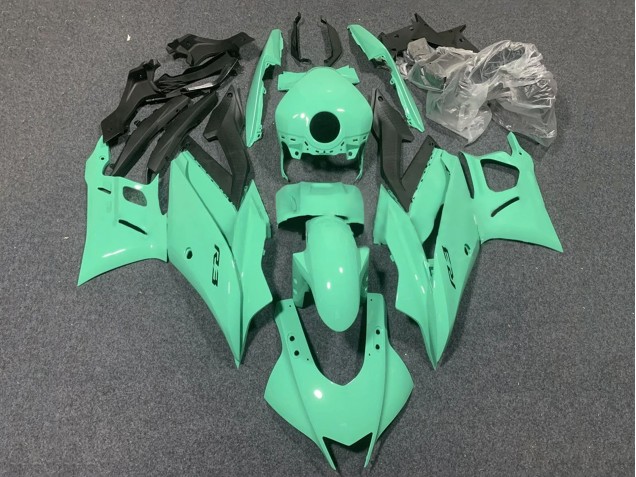 2022-2024 Yamaha YZF R3/R25 Motorcycle Fairings - Light Green Canada