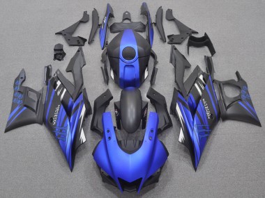 Cheap 2022-2024 Yamaha YZF R3/R25 Motorcycle Fairings - Blue Matte Black Monster Canada