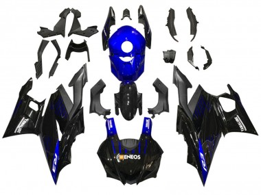 Cheap 2022-2024 Yamaha YZF R3/R25 Motorcycle Fairings - Blue Black ENEOS Yamalube Canada