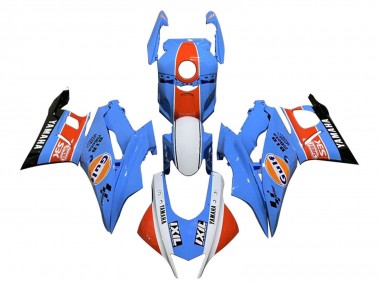 Cheap 2022-2024 Yamaha YZF R3/R25 Motorcycle Fairings - Blue Orange White Gulf Canada