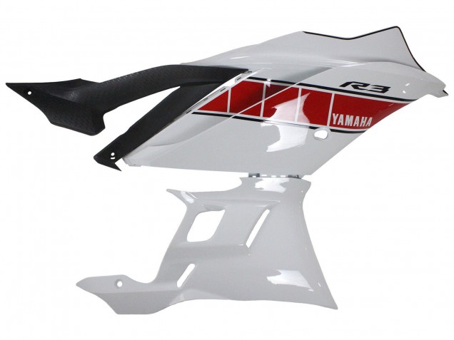 2022-2024 Yamaha YZF R3/R25 Motorcycle Fairings - White Red Yellow Black Canada