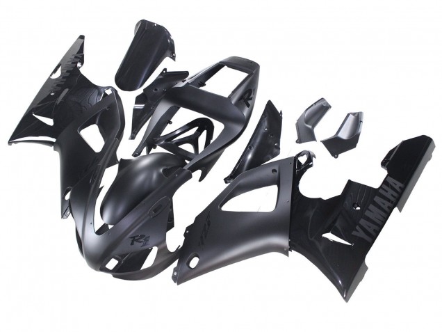 1998-1999 Yamaha YZF 1000 R1 Motorcycle Fairings - Matte Black Glossy Black Canada