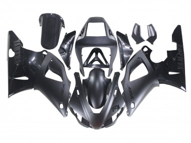 Cheap 1998-1999 Yamaha YZF 1000 R1 Motorcycle Fairings - Matte Black Glossy Black Canada