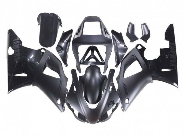 1998-1999 Yamaha YZF 1000 R1 Motorcycle Fairings - Matte Black Glossy Black Canada