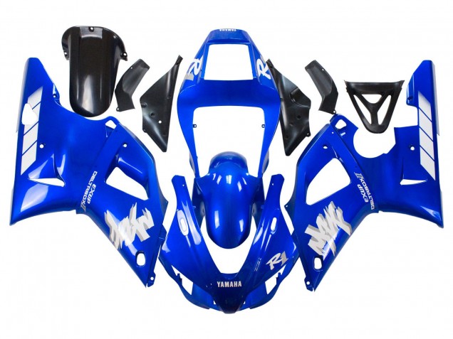 1998-1999 Yamaha YZF 1000 R1 Motorcycle Fairings - Blue White Canada