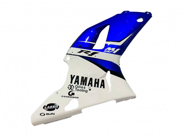 1998-1999 Yamaha YZF 1000 R1 Motorcycle Fairings - White Blue Black Canada