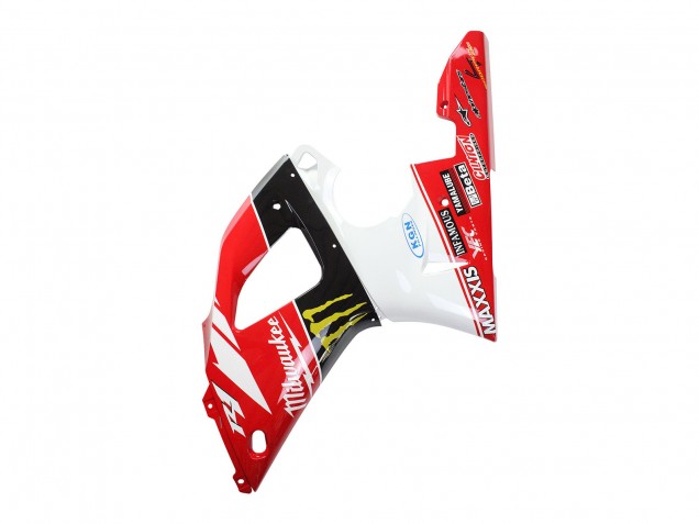 1998-1999 Yamaha YZF 1000 R1 Motorcycle Fairings - Red White Black Yellow Monster Milwaukee MAXXIS 11 Canada