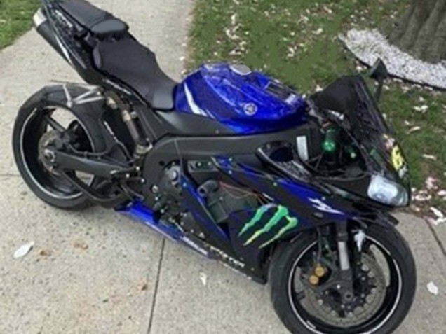 2004-2006 Yamaha YZF 1000 R1 Motorcycle Fairings - Blue Black Yellow Green Monster Yamalube ENEOS 69 Canada