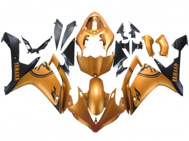 Cheap 2007-2008 Yamaha YZF 1000 R1 Motorcycle Fairings - Gold Black Canada
