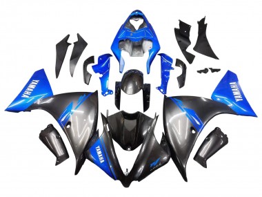 Cheap 2012-2014 Yamaha YZF 1000 R1 Motorcycle Fairings - Blue Glossy Black Canada