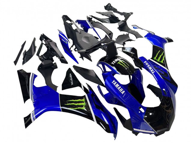 2015-2019 Yamaha YZF 1000 R1 Motorcycle Fairings - Blue Glossy Black Green Monster Canada
