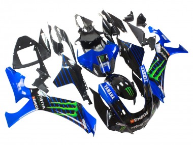 Cheap 2020-2025 Yamaha YZF 1000 R1 Motorcycle Fairings - Blue Black Green Black ENEOS Monster Canada