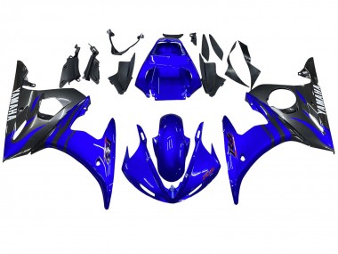 Cheap 2006-2009 Yamaha YZF R6S Motorcycle Fairings - Blue Black Canada