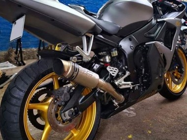Cheap 2006-2009 Yamaha YZF R6S Motorcycle Fairings - Matte Grey Matte Black Gold Decals Canada