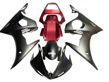 Cheap 2006-2009 Yamaha YZF R6S Motorcycle Fairing - Red Matte Black Canada
