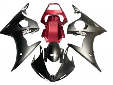 Cheap 2006-2009 Yamaha YZF R6S Motorcycle Fairing - Red Matte Black Canada