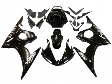 Cheap 2005 Yamaha YZF 600 R6 Motorcycle Fairings - Glossy Black Canada