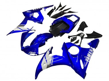 Cheap 2005 Yamaha YZF 600 R6 Motorcycle Fairing - Blue White Canada