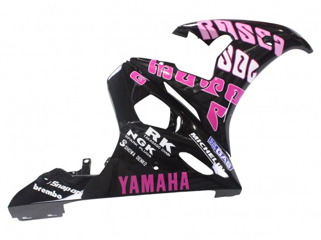 2005 Yamaha YZF 600 R6 Motorcycle Fairings - Black Pink Yellow Repsol 46 Canada