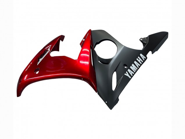 2005 Yamaha YZF 600 R6 Motorcycle Fairing Kits - Red Matte Black Canada