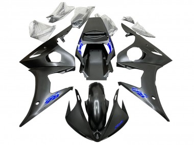 Cheap 2005 Yamaha YZF 600 R6 Motorcycle Fairings - Black Blue Canada