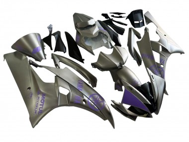 Cheap 2006-2007 Yamaha YZF 600 R6 Motorcycle Fairings - Grey Purple Motul Canada